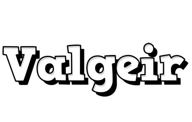 Valgeir snowing logo