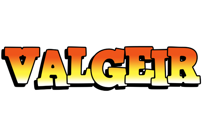Valgeir sunset logo