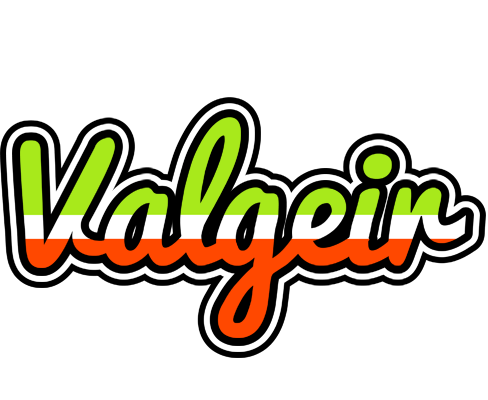 Valgeir superfun logo