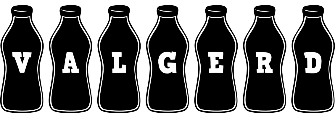 Valgerd bottle logo