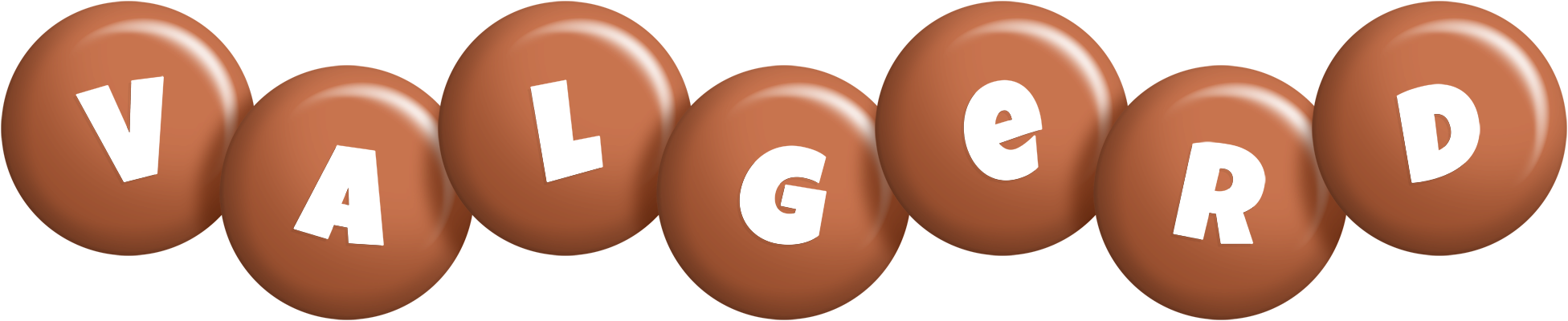Valgerd candy-brown logo