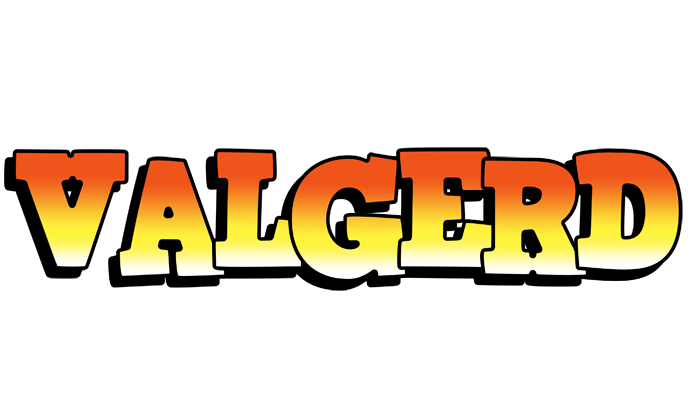 Valgerd sunset logo