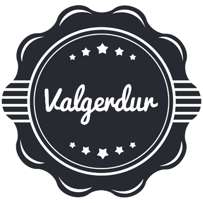 Valgerdur badge logo