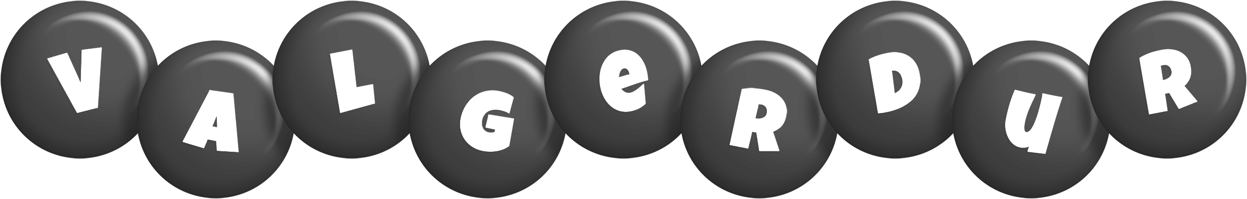 Valgerdur candy-black logo