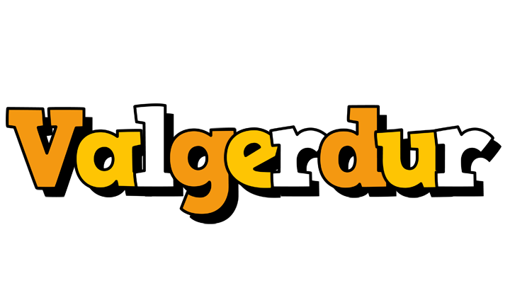 Valgerdur cartoon logo