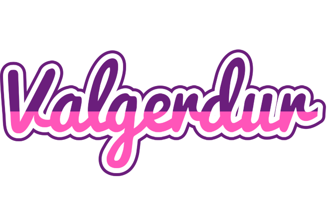 Valgerdur cheerful logo