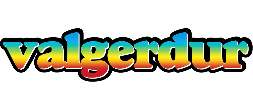 Valgerdur color logo