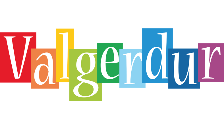Valgerdur colors logo