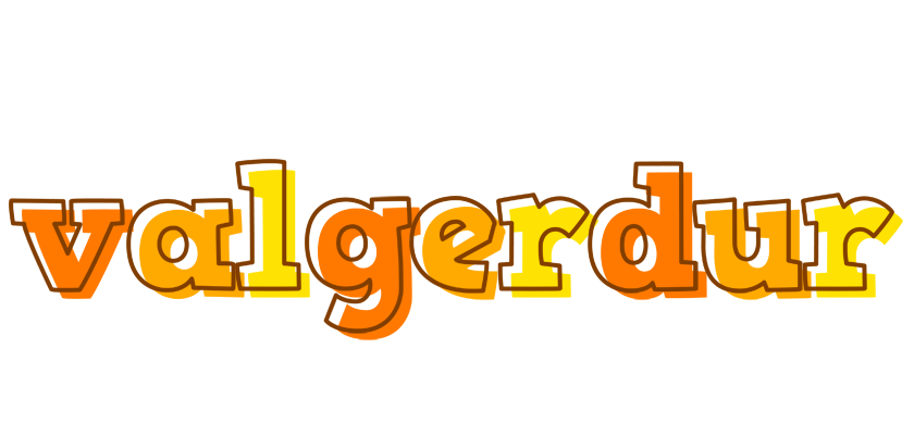 Valgerdur desert logo