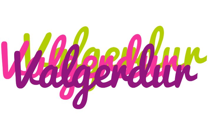 Valgerdur flowers logo