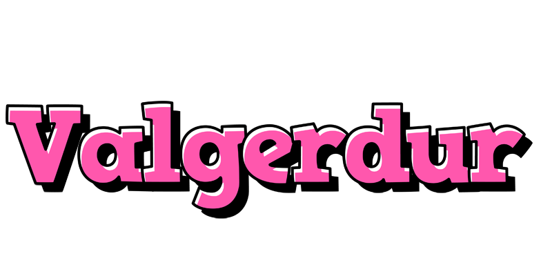 Valgerdur girlish logo