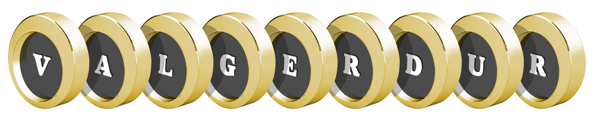 Valgerdur gold logo