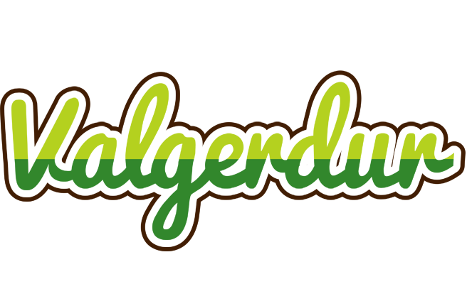 Valgerdur golfing logo