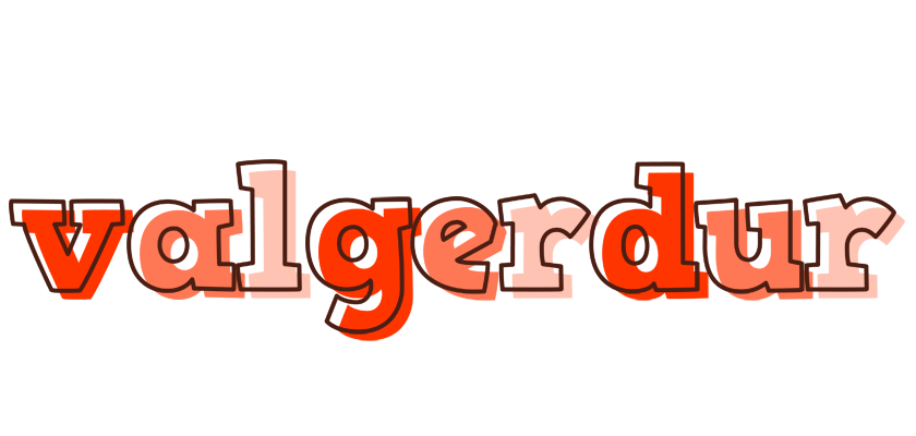 Valgerdur paint logo