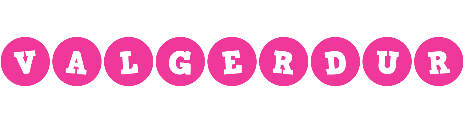 Valgerdur poker logo