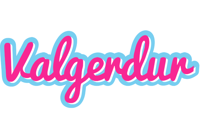 Valgerdur popstar logo