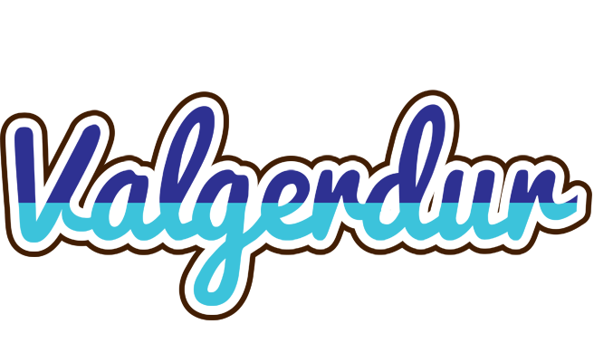 Valgerdur raining logo