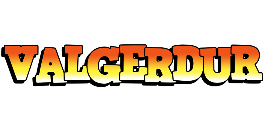 Valgerdur sunset logo