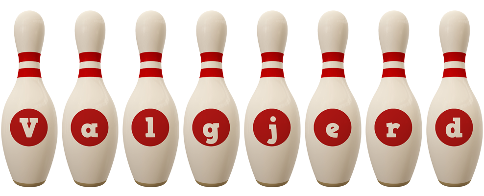 Valgjerd bowling-pin logo