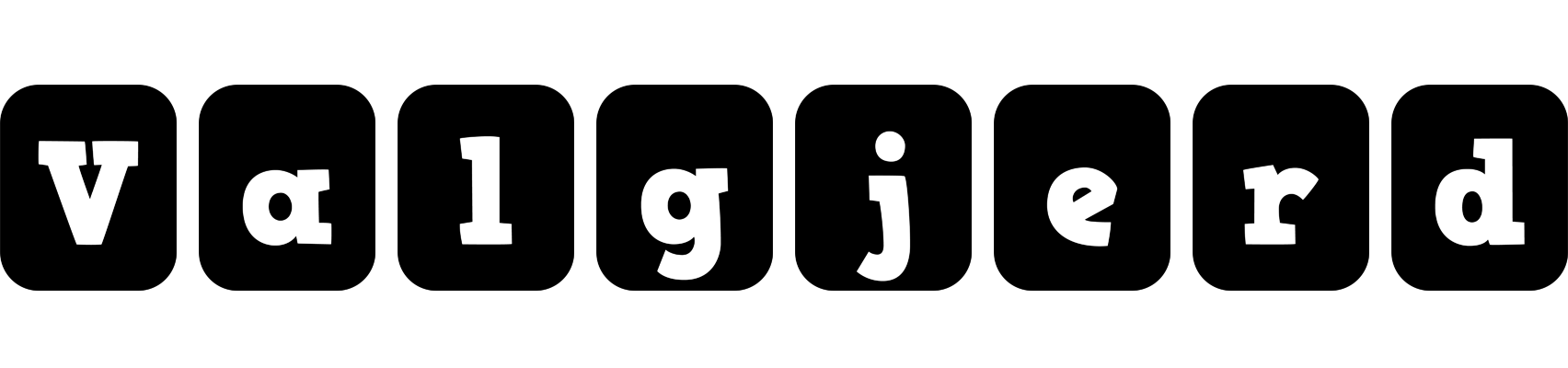 Valgjerd box logo