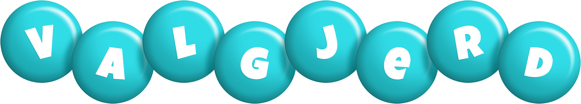 Valgjerd candy-azur logo