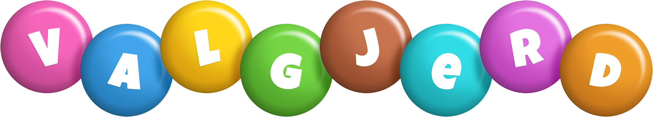Valgjerd candy logo