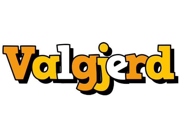 Valgjerd cartoon logo