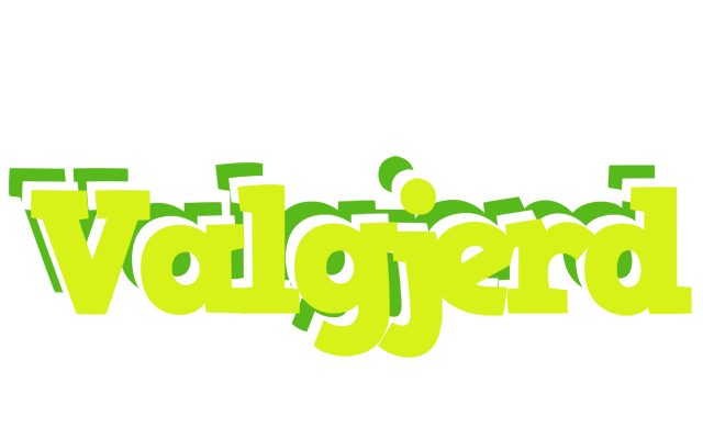 Valgjerd citrus logo
