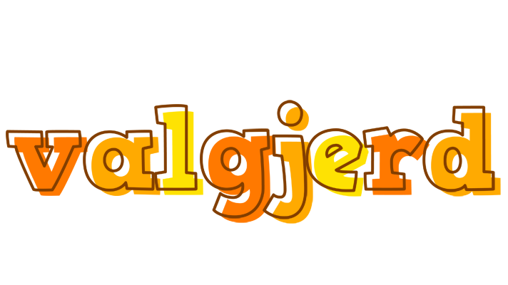 Valgjerd desert logo