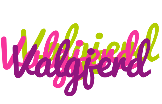 Valgjerd flowers logo