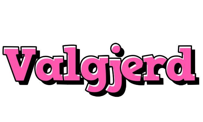 Valgjerd girlish logo
