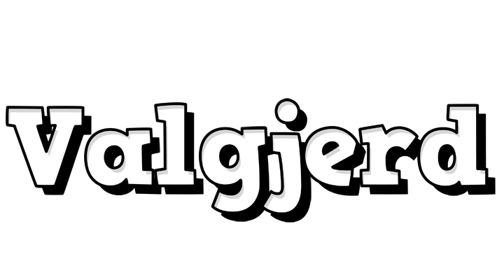Valgjerd snowing logo