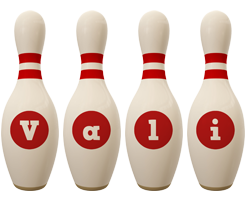 Vali bowling-pin logo