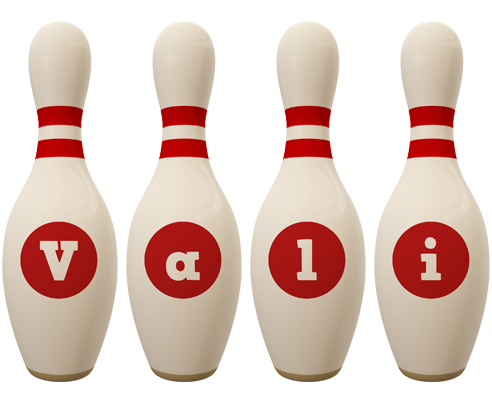 Vali bowling-pin logo