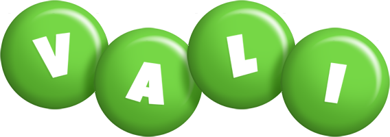 Vali candy-green logo