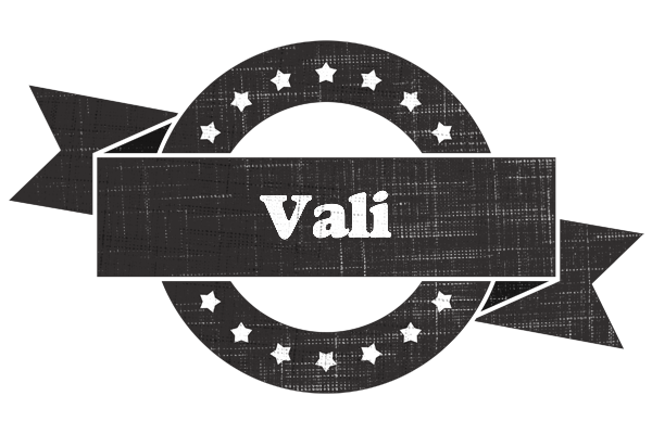 Vali grunge logo