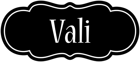 Vali welcome logo