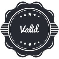 Valid badge logo