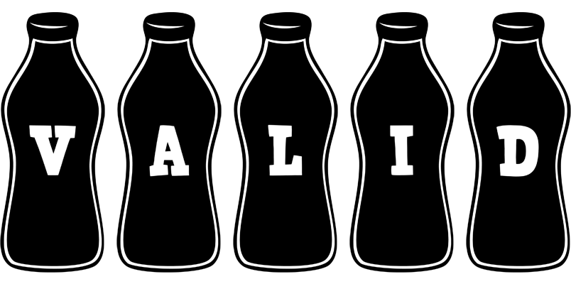 Valid bottle logo