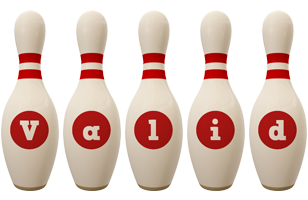 Valid bowling-pin logo