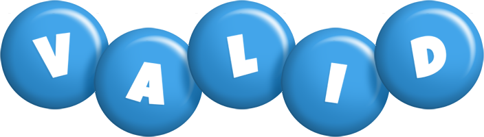 Valid candy-blue logo