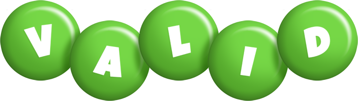 Valid candy-green logo