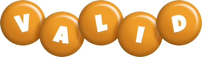 Valid candy-orange logo