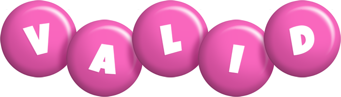 Valid candy-pink logo