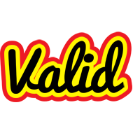 Valid flaming logo