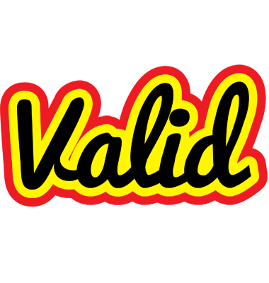 Valid flaming logo