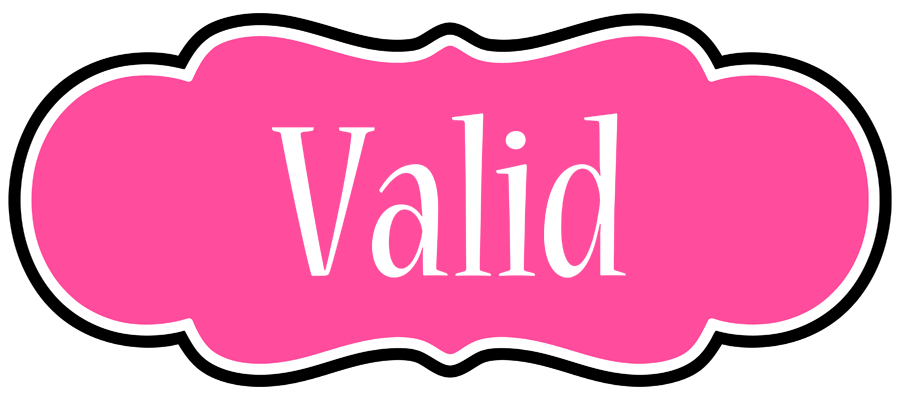 Valid invitation logo
