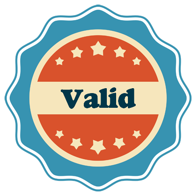 Valid labels logo