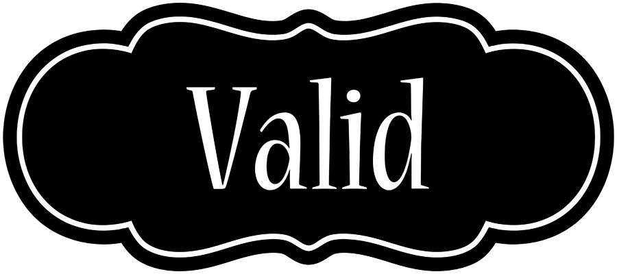 Valid welcome logo