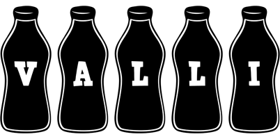 Valli bottle logo